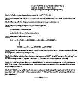 2 Đề ôn thi học kỳ 2 môn Hóa học Lớp 11 (Nâng cao) - Năm học 2015-2016